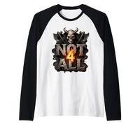 Les haches de Combat Dark Demon Skull ne sont Pas 4 entièrement fantastiques Manche Raglan