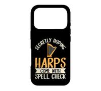 Les harpes secrètement Hoping sont livrées avec Une Harpe Anti-orthographe Coque pour iPhone 17 Pro