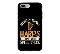Les harpes secrètement Hoping sont livrées avec Une Harpe Anti-orthographe Coque pour iPhone 7 Plus/8 Plus