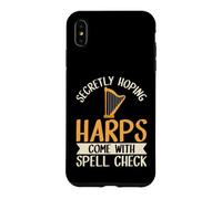 Les harpes secrètement Hoping sont livrées avec Une Harpe Anti-orthographe Coque pour iPhone XS Max