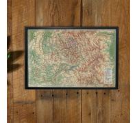 CARTE EN RELIEF DES HAUTES ALPES