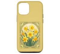 Les hérauts de la Jonquille printanière, Fleur de Naissance de Mars Coque pour iPhone 12/12 Pro