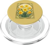 Les hérauts de la Jonquille printanière, Fleur de Naissance de Mars PopSockets PopGrip pour MagSafe
