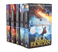 Les Héros de l'Olympe de Rick Riordan Le coffret complet de 5 livres (Héros perdu, Fils de Neptune, Marque d'Athéna, Maison d'Hadès et Sang de l'Olympe)