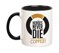 Les Héros Ne Meurent Jamais, Ils Deviennent Simplement Plus Forts. Mug Pratiques Tasse Drôle Tasses À Thé Pour Chocolat Chaud Boissons Chaudes Travail 330Ml