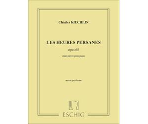 Les heures persanes piano