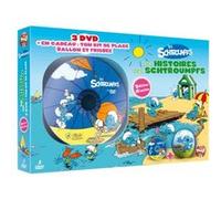 Les Schtroumpfs – Coffret 3 DVD – Édition limitée – Kit de plage (ballon et frisbee)