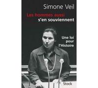 Les hommes aussi s'en souviennent - Simone Veil - Stock - broché - Essai