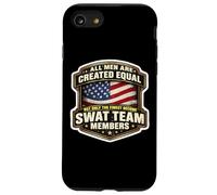 Les Hommes créés égaux Seuls Les Meilleurs Deviennent Membres de l'équipe SWAT Coque pour iPhone SE (2020) / 7/8