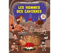 Fiona Watt – Les hommes des cavernes – Autocollants Usborne (dès 5 ans) – Broché