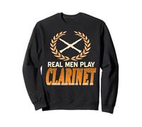 Les Hommes Jouent de la Clarinette Humour Sweatshirt
