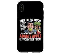 Les Hommes mentent Tellement Que Je Commence à Croire qu'Adam a mordu Apple Coque pour iPhone XS Max