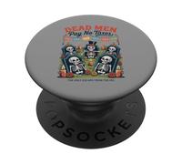 Les Hommes Morts ne paient Pas d'impôts - Funny Día de Los Muertos PopSockets PopGrip Adhésif