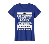 Les Hommes Naissent Tous égaux mais Les Meilleurs Tristan T-Shirt, Femme, Bleu Royal, XS
