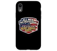 Les Hommes ne sont égaux Que Les Meilleurs Deviennent des Agents des Services Secrets Coque pour iPhone XR