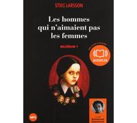 Les hommes qui n'aimaient pas les femmes - Millénium 1 (cc) - Audio livre 2 CD MP3 et un livret 4 pages 641 Mo + 617 Mo