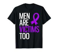 Les Hommes sont Victimes d'abus narcissique Sensibilisation à la Violence Domestique T-Shirt