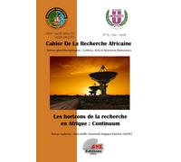 LES HORIZONS DE LA RECHERCHE EN AFRIQUE : CONTINUUM