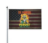 Les Horreurs Persistent, Mais Moi Aussi. Bannière 90X150Cm Suspendre Avec Œillets Bannière Cour Drapeau De Cour Pour Fêtes Vacances Toutes Les Saisons