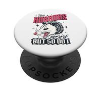 Les horreurs Persistent, mais Moi Aussi, Les Cadeaux Funny Angry Opossum PopSockets PopGrip Adhésif