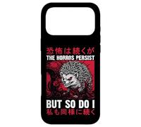 Les horreurs Persistent, mais Moi Aussi, Un drôle de hérisson Sarcastique Coque pour iPhone 17 Pro Max