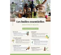 Les huiles essentielles Bien-être et beauté - Collectif - Merci Les Livres - broché - Guide