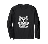 Les Humains ne sont Pas de Vrais Chats extraterrestres Manche Longue