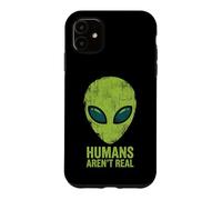 Les Humains ne sont Pas Vraiment Une drôle de tête d'extraterrestre Coque pour iPhone 11