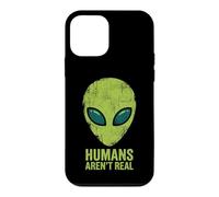 Les Humains ne sont Pas Vraiment Une drôle de tête d'extraterrestre Coque pour iPhone 12 Mini
