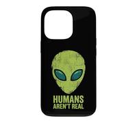 Les Humains ne sont Pas Vraiment Une drôle de tête d'extraterrestre Coque pour iPhone 13 Pro