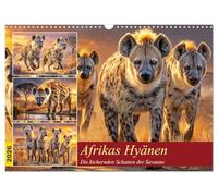 Les hyènes d'Afrique. Les ombres ricanantes de la savane, Version française (Calendrier mural 2026 DIN A3 portrait), Calendrier CALVENDO mensuel