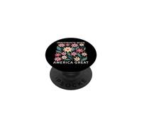 Les Immigrants Font de l'Amérique de Superbes Fleurs Sauvages bohèmes PopSockets PopGrip Adhésif