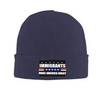 Les Immigrants Rendent L'Amérique Grande. Pro-Immigration Unisex Watch Cap Coupe-Vent Bonnet De Trawler Chaud Bonnet De Pêcheur pour Course À Pied Cyclisme Toutes Les Saisons