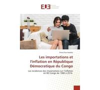 Les importations et l'inflation en République Démocratique du Congo - Prince Piva Asaloko - Universitaires Europeennes - broché - Livre