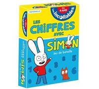 Les incollables - Les chiffres avec Simon - Jeu de bataille avec 52 cartes - Lucie Dumont - Play Bac Eds - Boîte ou accessoire - Scolaire / Universitaire