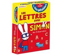 Les incollables - Les lettres avec Simon - Jeu d'observation avec 52 cartes - Lucie Dumont - Play Bac Eds - Boîte ou accessoire - Scolaire / Universitaire