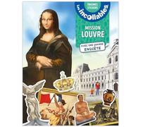 Les Incollables - Mission Louvre - Mes énigmes stickers: Avec une grande enquête