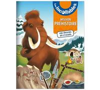 Les Incollables - Mission Préhistoire - Mes énigmes en stickers - Playbac Éditions - Play Bac Eds - broché - Livre-jeu