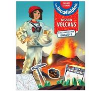 Les Incollables - Mission Volcans - Mes énigmes stickers - Gunto El - Play Bac Eds - Boîte ou accessoire - Jeux livres objets