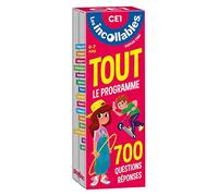 Les incollables - Tout le programme du CE1 - 7/8 ans: 700 questions réponses pour réviser en 2 éventails- Cahier de vacances