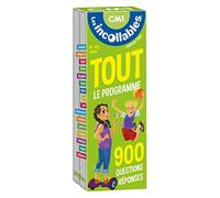 Les incollables - Tout le programme du CM1 - 9/10 ans: 900 questions réponses pour réviser en 2 éventails- Cahier de vacances