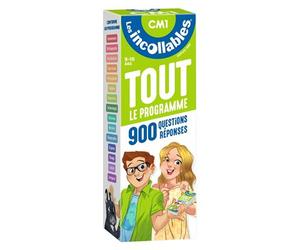 Les incollables - Tout le programme du CM1 - 9/10 ans 900 questions réponses pour réviser en 2 éventails - Play Bac Éditions - Play Bac Eds - Boîte ou accessoire - Scolaire / Universitaire
