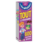 Les incollables - Tout le programme du CP - 6/7 ans: 600 questions réponses pour réviser en 2 éventails- Cahier de vacances