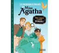 Les incroyables énigmes de Miss Agatha - Sandra Lebrun - Larousse - cartonné - Livre-jeu