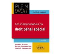 Les Indispensables Du Droit Pénal Spécial