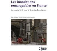 Les inondations remarquables en France Michel Lang (Auteur), Denis Coeur (Auteur)