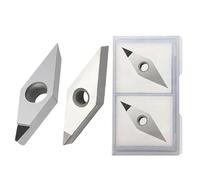 Les inserts CNC diamantés PCD CBN VCGT peuvent usiner des matériaux tels que l'aluminium, le cuivre, la fonte, les pièces trempées(VCGT160402-PCD,1pcs)