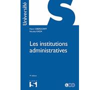 Les institutions administratives 9ed