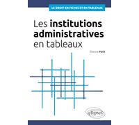 Les institutions administratives en tableaux