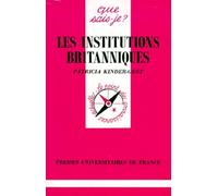 Les Institutions britanniques